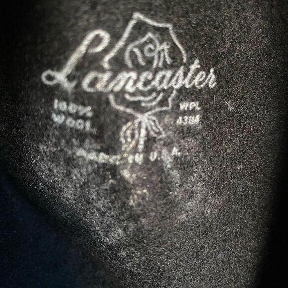 Black Lancaster 100% wool hat - Picture 7 of 7